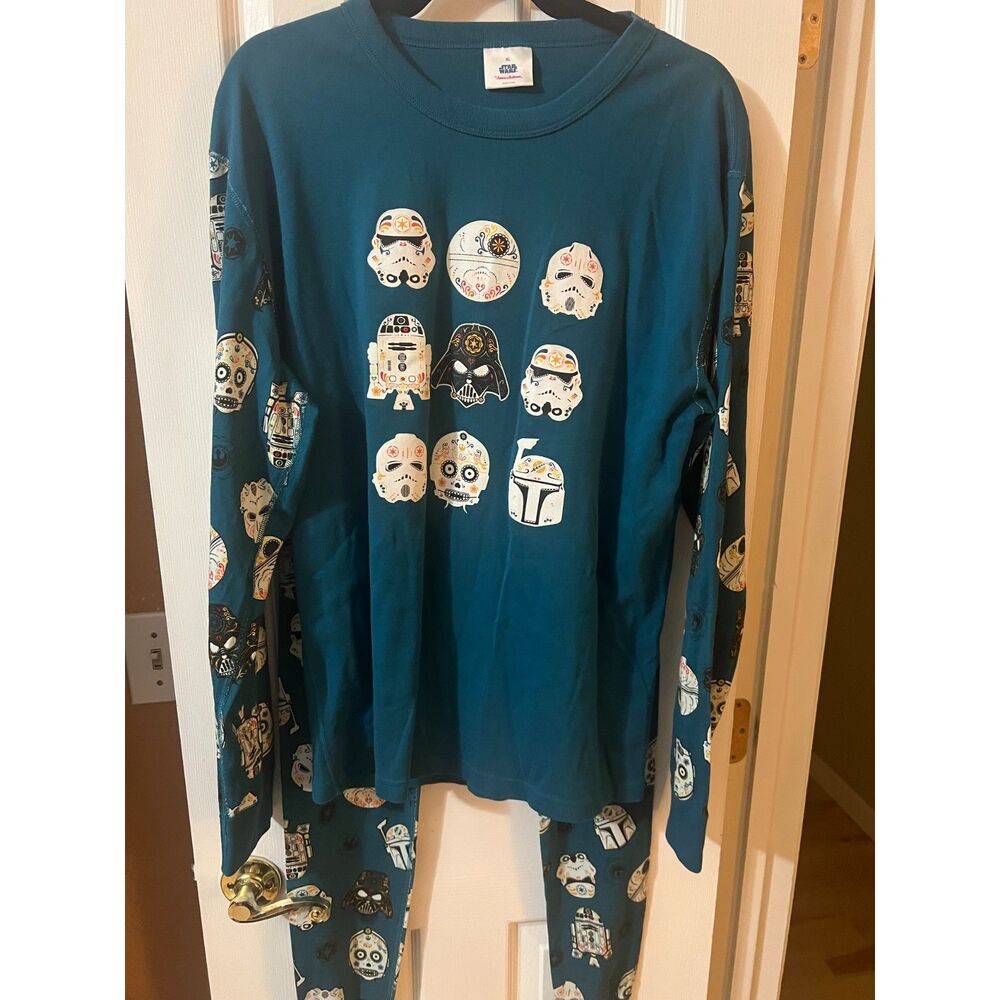 Hanna Andersson Star Wars Day of The Dead Pajamas Set Adult L/XL